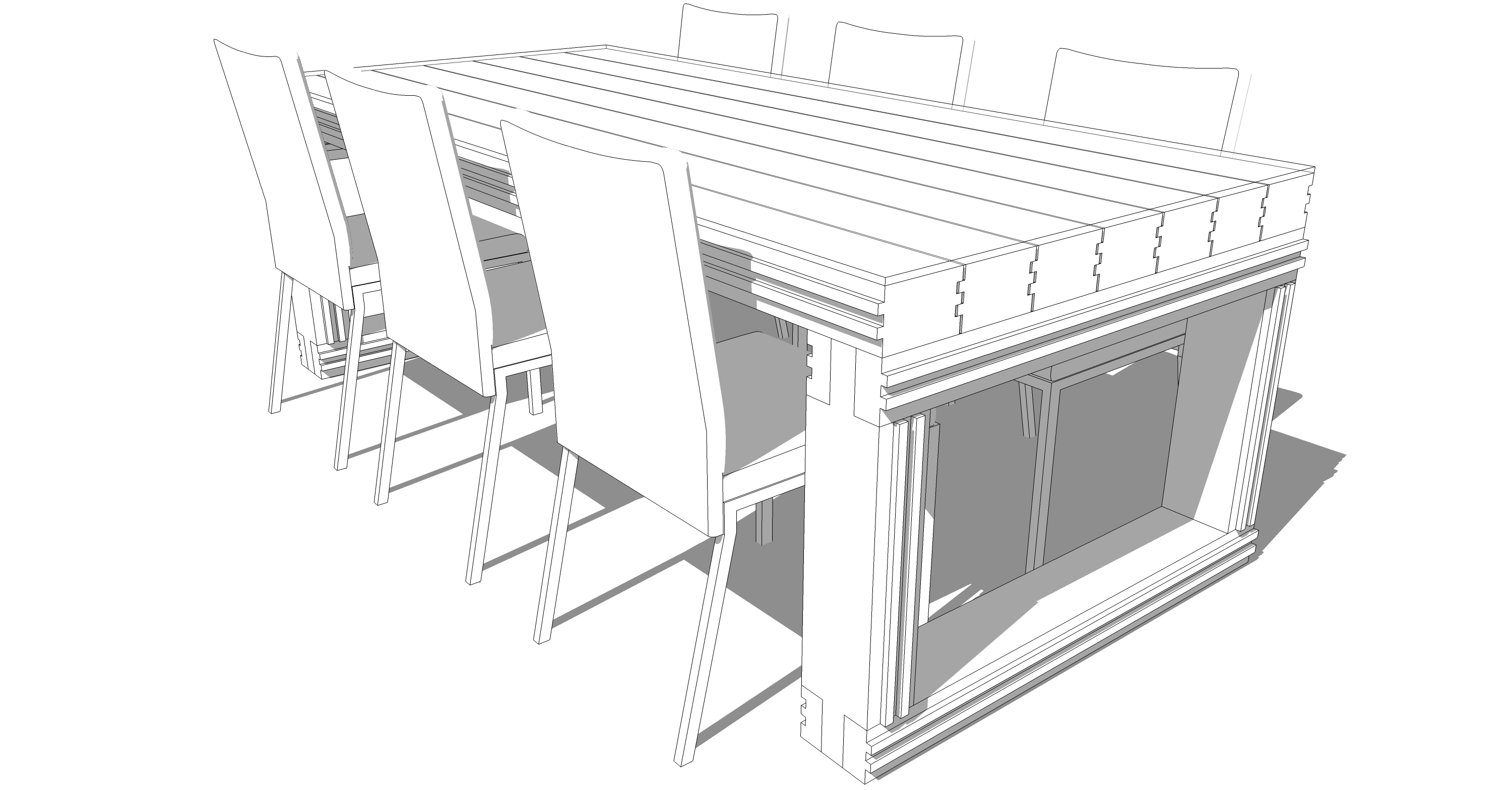 Casa Studio Design_Furniture Architecture Recycled timber Australian made Busselton Perth_Dining table_21 dining table, Casa Studio, furniture Busselton, furniture Perth